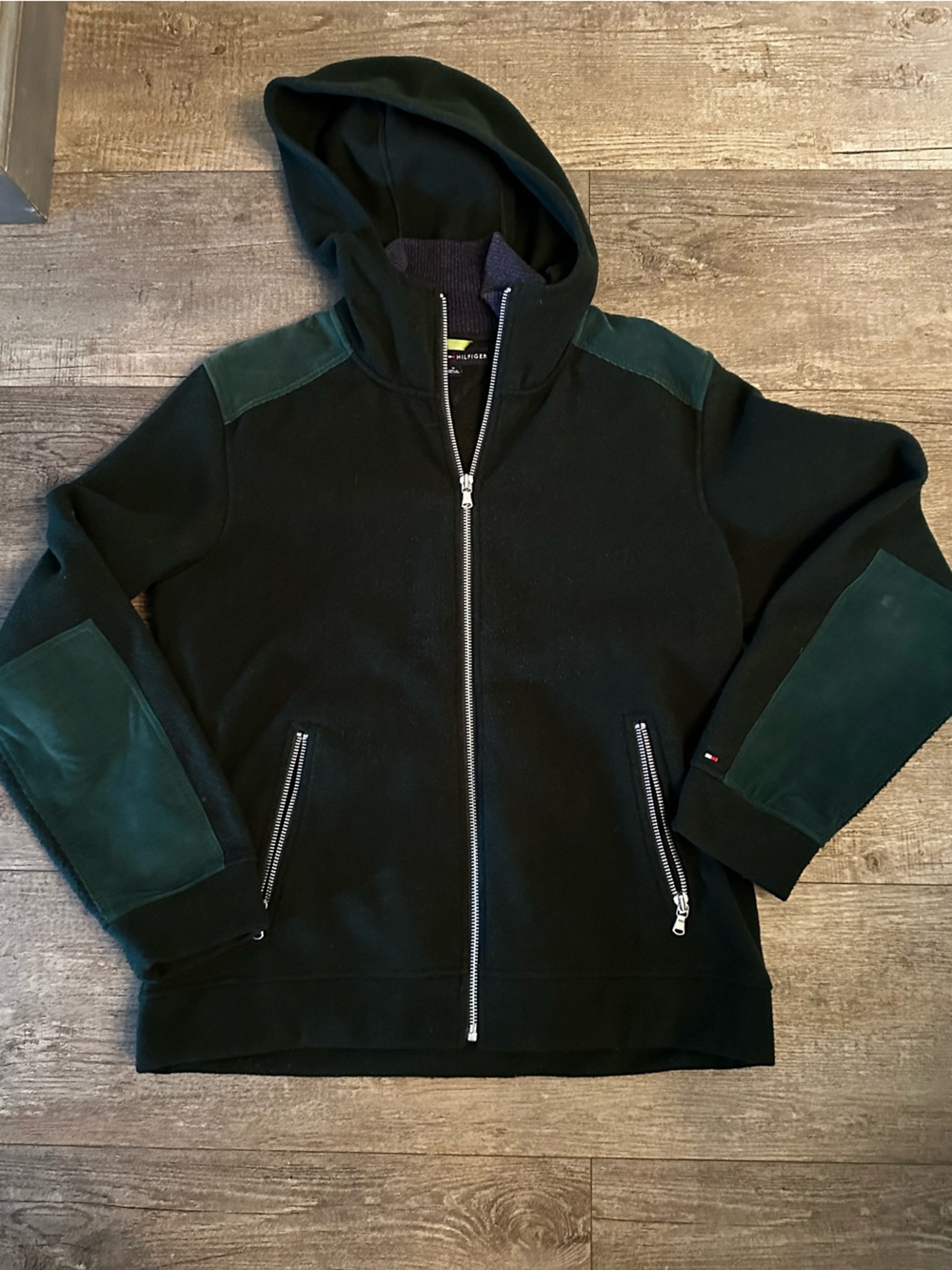 Vintage Tommy Hilfiger Full Zip, Tonal Hilfiger 85 Sleeve